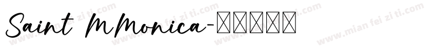 Saint MMonica字体转换
